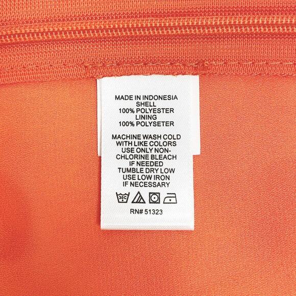 1. State Paisley Print Top Small Orange Cropped Vibrant Boho Festival Summer - Picture 11 of 12